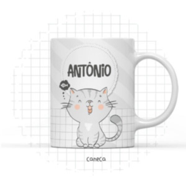 Arte Digital Caneca Gatinho - Arquivo Digital