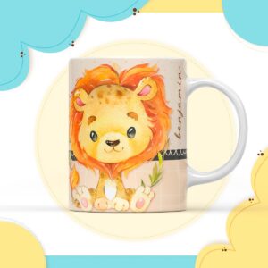 Arte Digital Caneca Leãozinho - Arquivo Digital