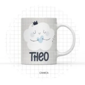 Arte Digital Caneca Nuvem Menino - Arquivo Digital 22 Arte Digital Caneca Nuvem Menino - Arquivo Digital