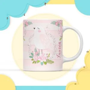Arte Digital Caneca Passarinho - Arquivo Digital