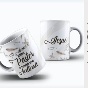 arte digital caneca pastor 01 arquivo digital kit digital