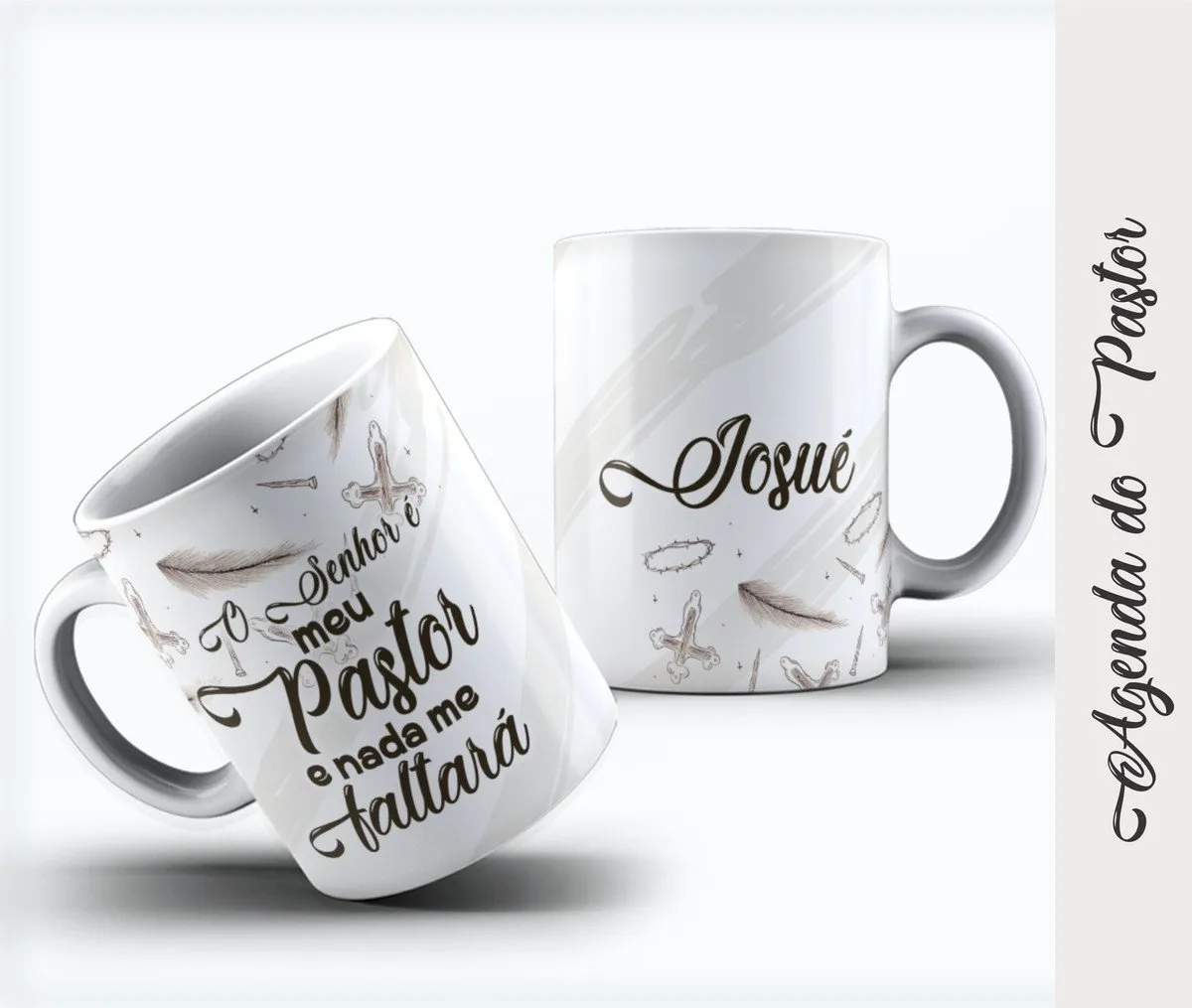 Arte Digital Caneca Pastor 01 - Arquivo Digital 1 Arte Digital Caneca Pastor 01 - Arquivo Digital