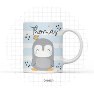 Arte Digital Caneca Pinguim - Arquivo Digital