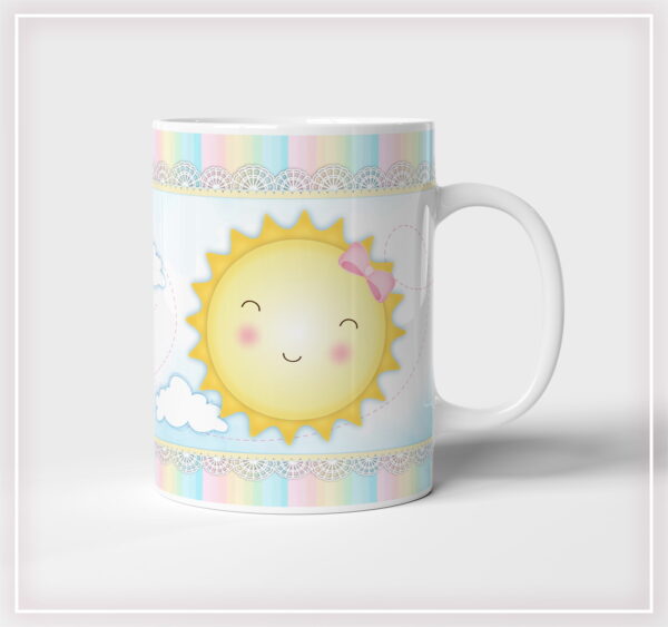 Arte Digital Caneca Raio de Sol - Arquivo Digital