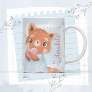 Arte Digital Caneca Raposa Delicada - Arquivo Digital 15 Arte Digital Caneca Raposa Delicada - Arquivo Digital