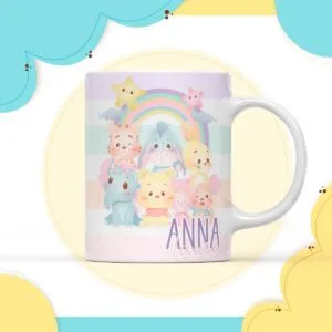 Arte Digital Caneca Ursinho Pooh Menina - Arquivo Digital 18 Arte Digital Caneca Ursinho Pooh Menina - Arquivo Digital
