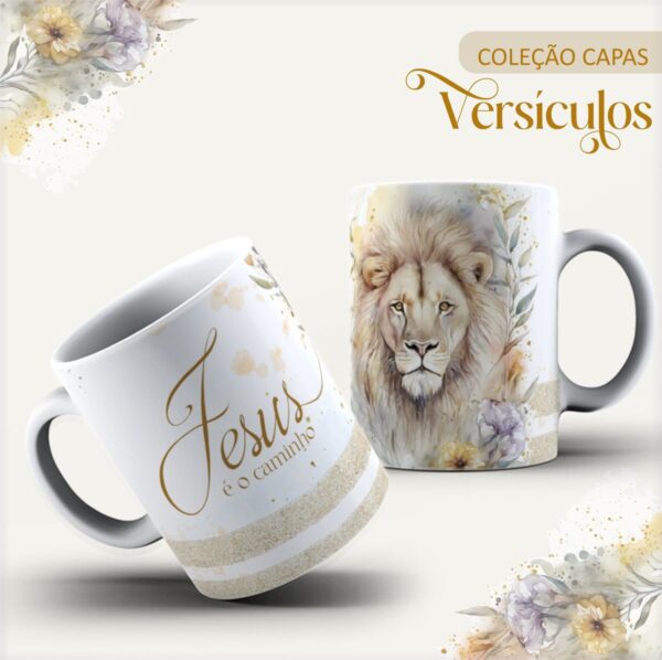 Arte Digital Canecas Versículos - Arquivo Digital