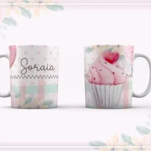 Arte para Caneca Confeiteira - Arquivo Digital