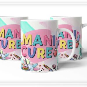 arte para caneca manicure arquivo digital scrapbook