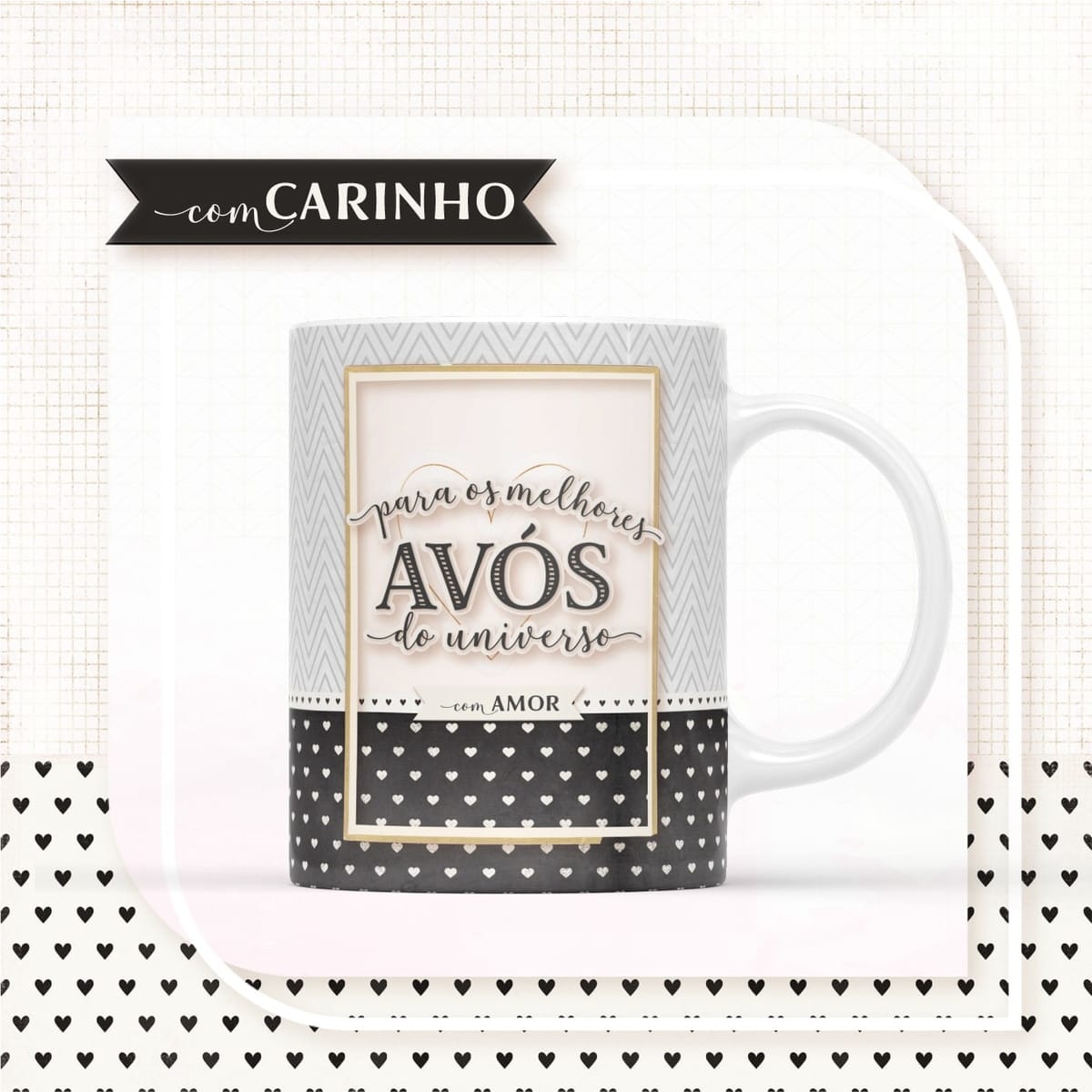 Arte para Caneca Dia dos Avós em PNG com Vovó e Vovô 3 Arte para Caneca Dia dos Avós em PNG com Vovó e Vovô - Imagem 3