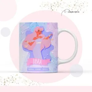 Arte para Sublimação Caneca Signo Libra - Arquivo Digital 12 Arte para Sublimação Caneca Signo Libra - Arquivo Digital