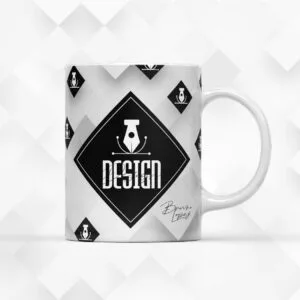 Arte para Xícara Design Masculina 18 Arte para Xícara Design Masculina
