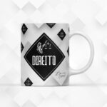 Arte para Xícara Direito Masculina