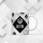 Arte para Xícara Gestor Masculina