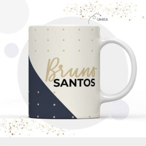 Arte para Xícara Masculina - Arquivo Digital