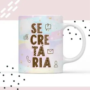 Arte para Xícara Secretária 11 Arte para Xícara Secretária