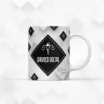 Arte para Xícara Serviço Social Masculina
