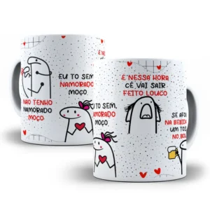 Arte Personalizável para Caneca de Solteiros - Flork