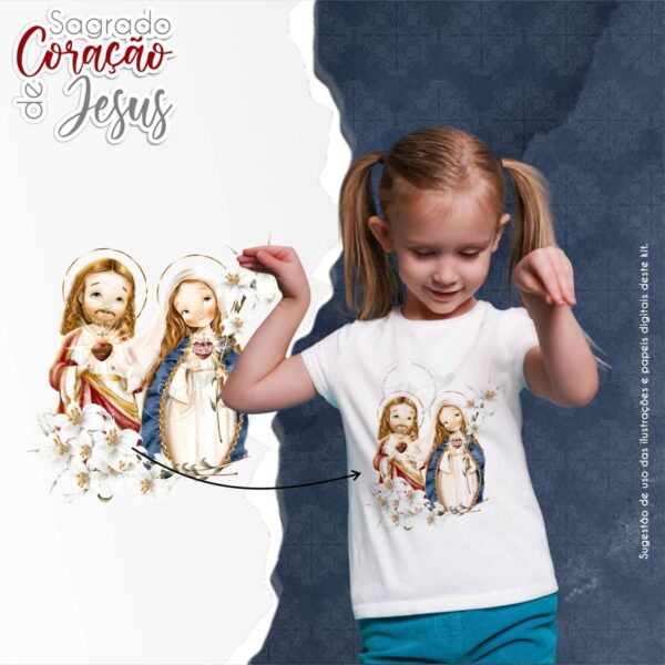 Arte Sagrado Coração de Jesus: Ilustrações PNG