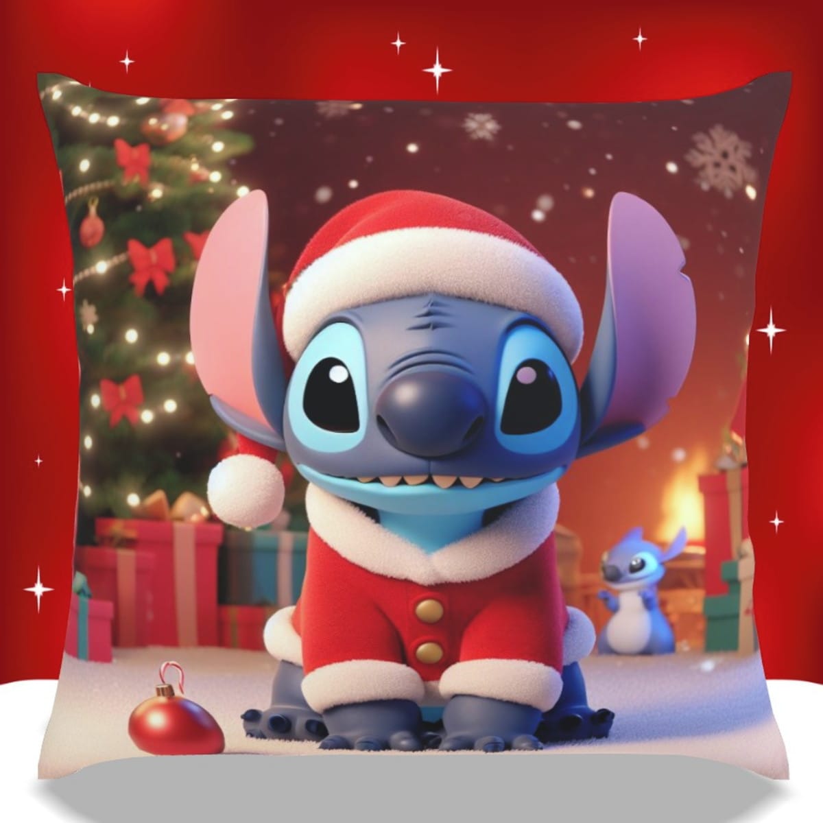 Kit Sublimação Almofada Stitch Natal com 15 PNGs 2 Kit Sublimação Almofada Stitch Natal com 15 PNGs - Imagem 2
