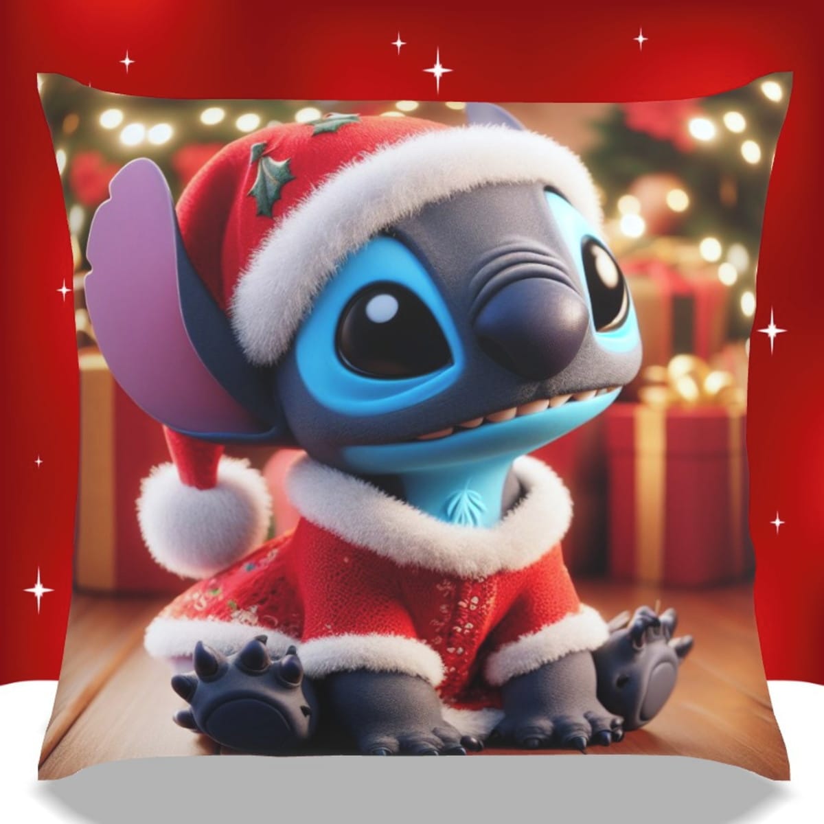 Kit Sublimação Almofada Stitch Natal com 15 PNGs 3 Kit Sublimação Almofada Stitch Natal com 15 PNGs - Imagem 3