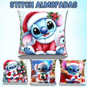 arte sublimacao almofada stitch natal arquivo digital