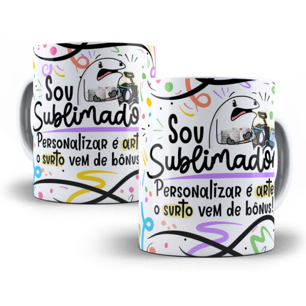 Arte Sublimação Caneca Sublimador Flork Profissões Png