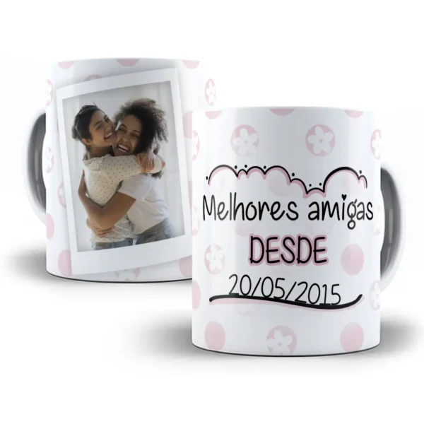 Arte Sublimacao De Caneca Amelhores Amigas Desde