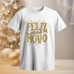 Artes Camisetas Ano Novo 2024 - Arquivo Digital