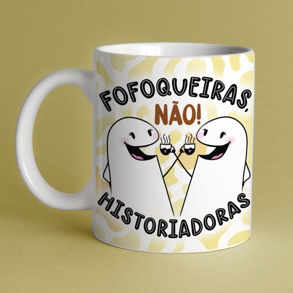 Artes Caneca Amizade Amigas Flork Frases Ilustrações Caneca