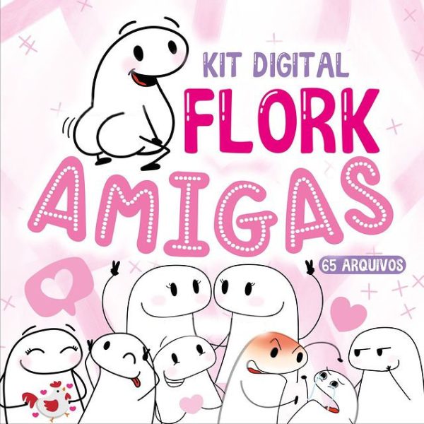 Artes Caneca Amizade Amigas Flork Frases Ilustrações Caneca