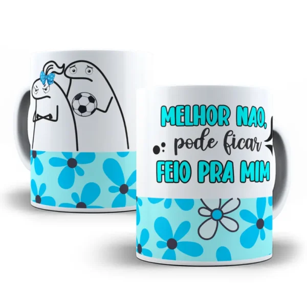 Artes Caneca Florks Namorados, Personalize Como Quiser