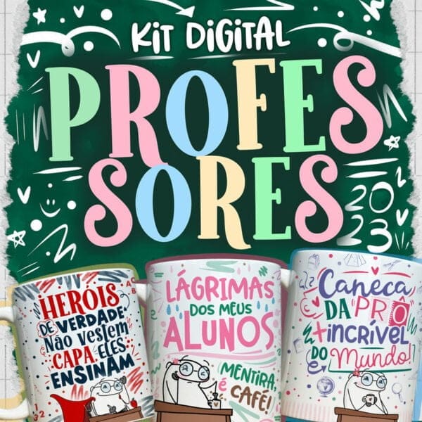 Artes Caneca Florks Professores 2023