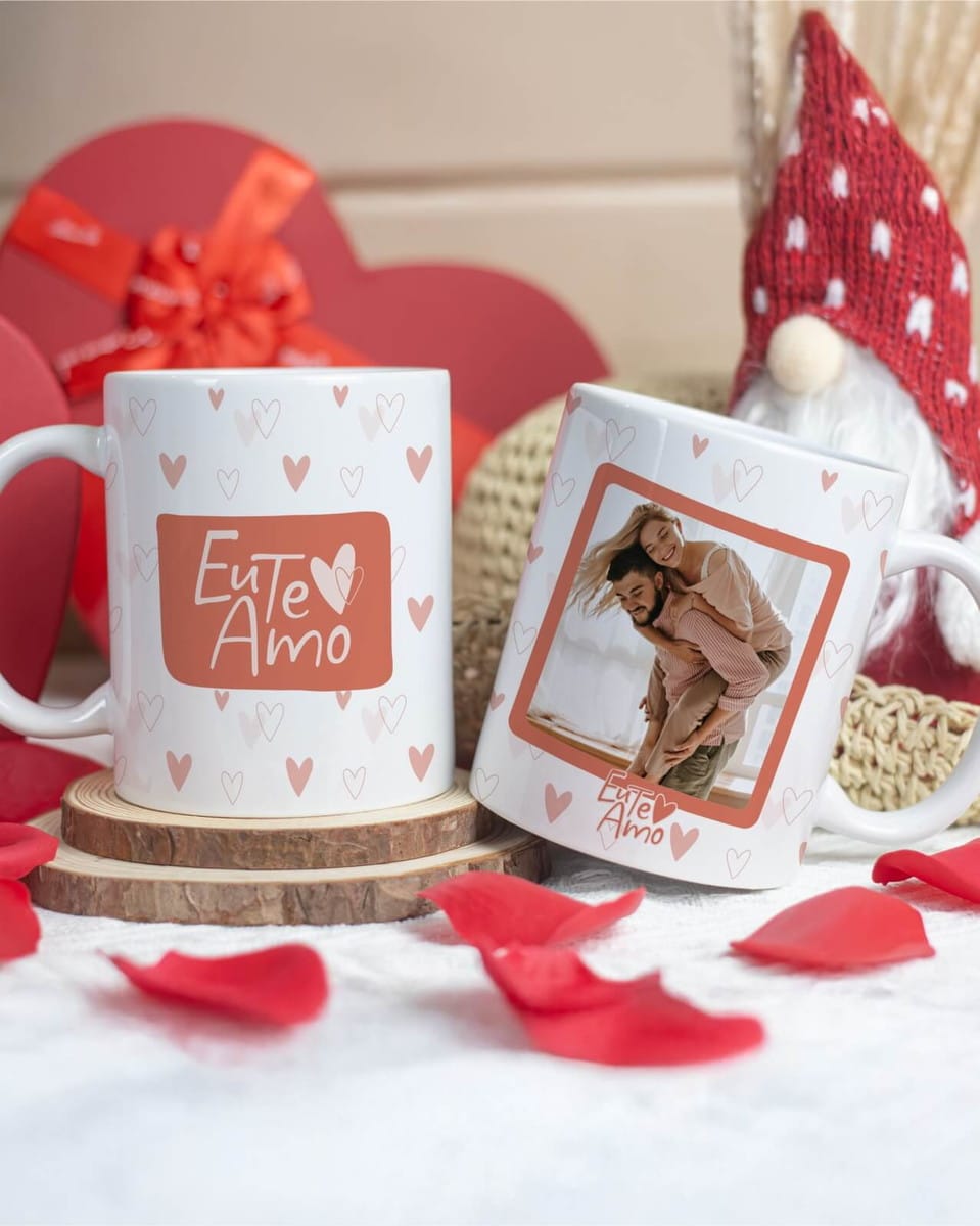 Artes para Caneca de Namorados com Foto PNG e Corel 2 Artes para Caneca de Namorados com Foto PNG e Corel - Imagem 2