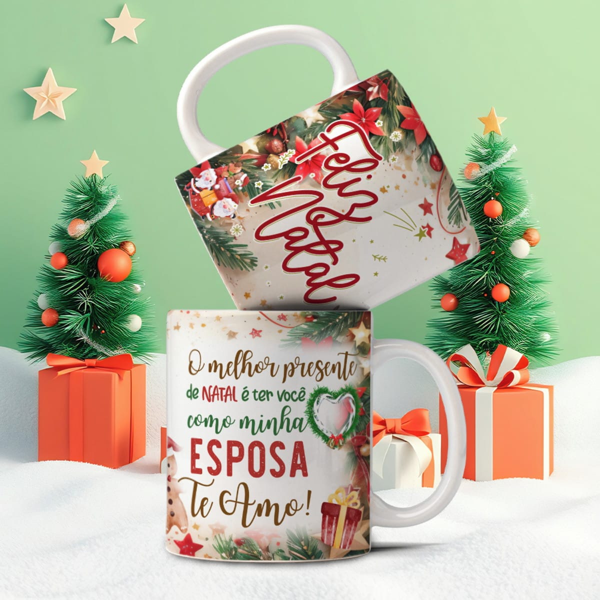 Kit Digital Caneca Natal Familia com 38 Artes em CDR e PNG 3 Kit Digital Caneca Natal Familia com 38 Artes em CDR e PNG - Imagem 3