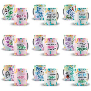 Artes Caneca Profissões Vol 1 Nutricionista Psicóloga Médica 18 Artes Caneca Profissões Vol 1 Nutricionista Psicóloga Médica