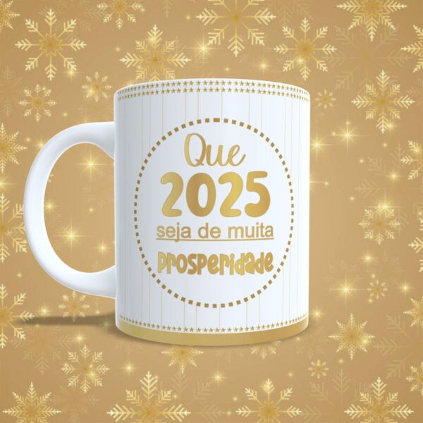 Artes Canecas Ano Novo 2025- Png e pdf