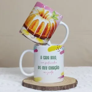Artes Canecas Confeiteira - Png e Corel