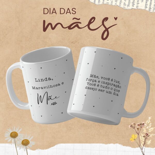 Artes Canecas Dia das Mães - Arquivo Digital