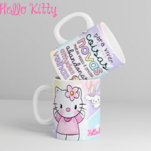 artes canecas hello kitty png e corel