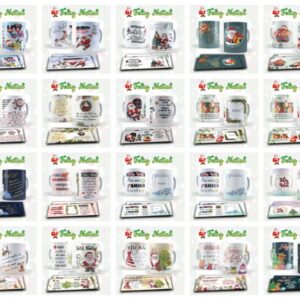 artes canecas natal arquivo digital papel e cia