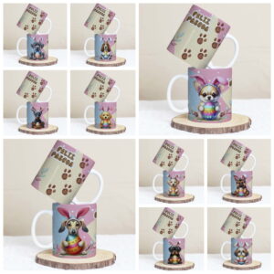 artes canecas pascoa pets artes sublimar