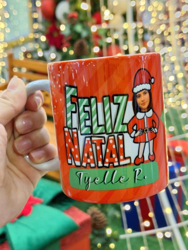Artes Canecas Rostos Divertidos Natal 2024 - Png
