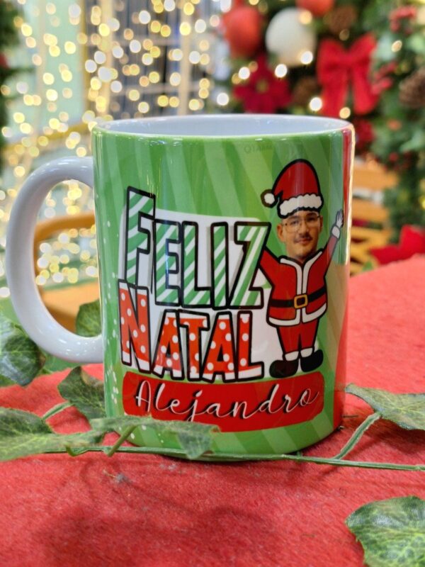 Artes Canecas Rostos Divertidos Natal 2024 - Png