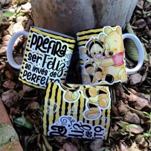 Artes Canecas Ursinho Puff - Png e Corel