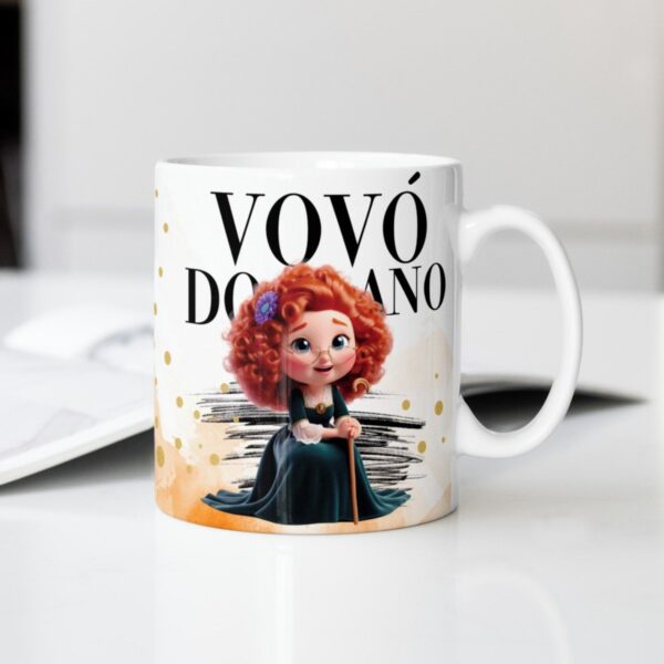 Artes Canecas Vovó Princesa - Png e Corel
