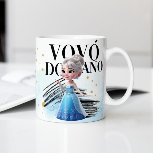 Artes Canecas Vovó Princesa - Png e Corel