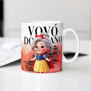 artes canecas vovo princesa png e corel sublimacao