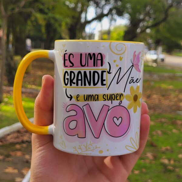 Artes Dia dos Avós Sublimação Caneca Frases Carinhosas