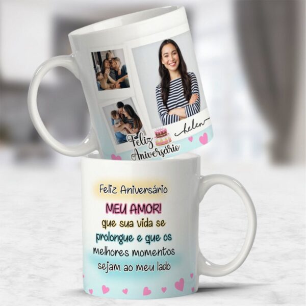 Artes Digitais Canecas Aniversário Feminino Fotos